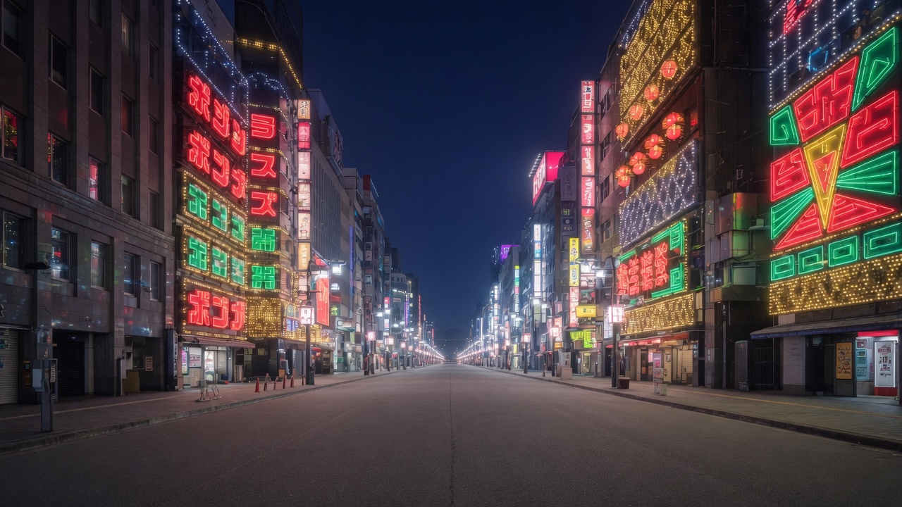 Susukino, Sapporo at night